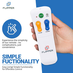 Flipper comparado con mano para mostrar tamaño accesible y cómodo