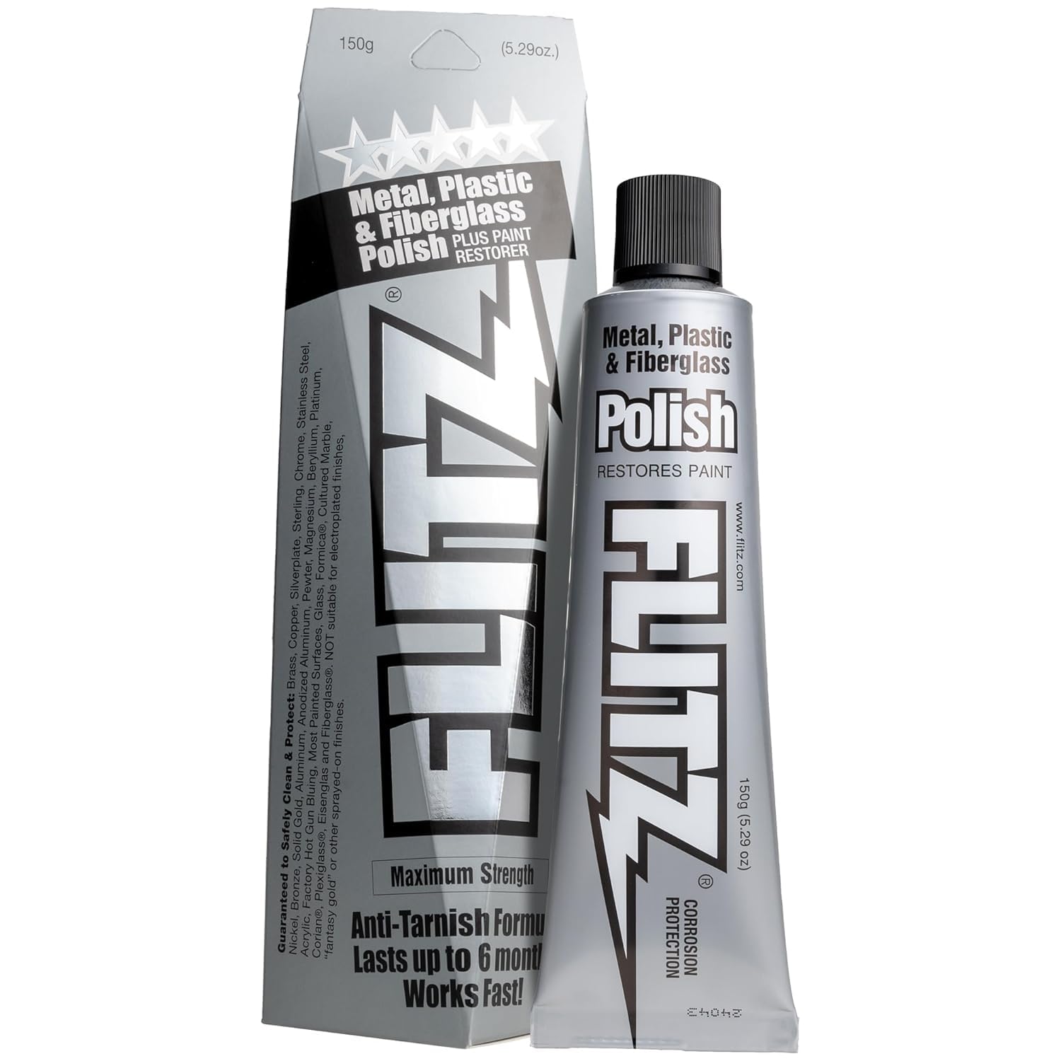 FLITZ envase frontal con etiqueta clara y origen USA mostrando confianza