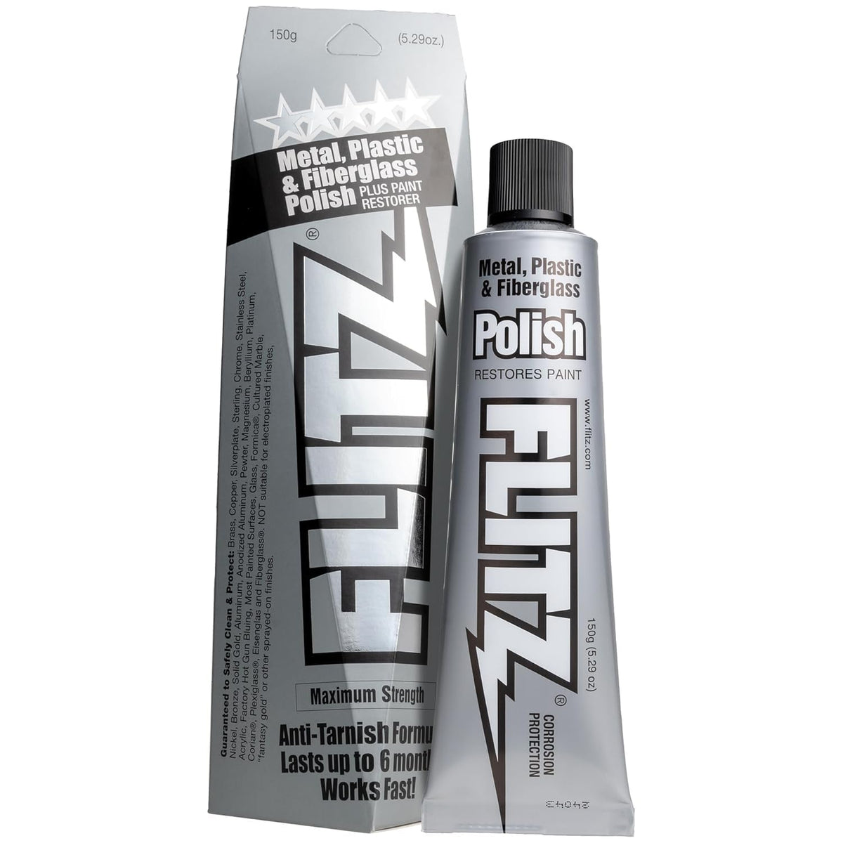 FLITZ envase frontal con etiqueta clara y origen USA mostrando confianza