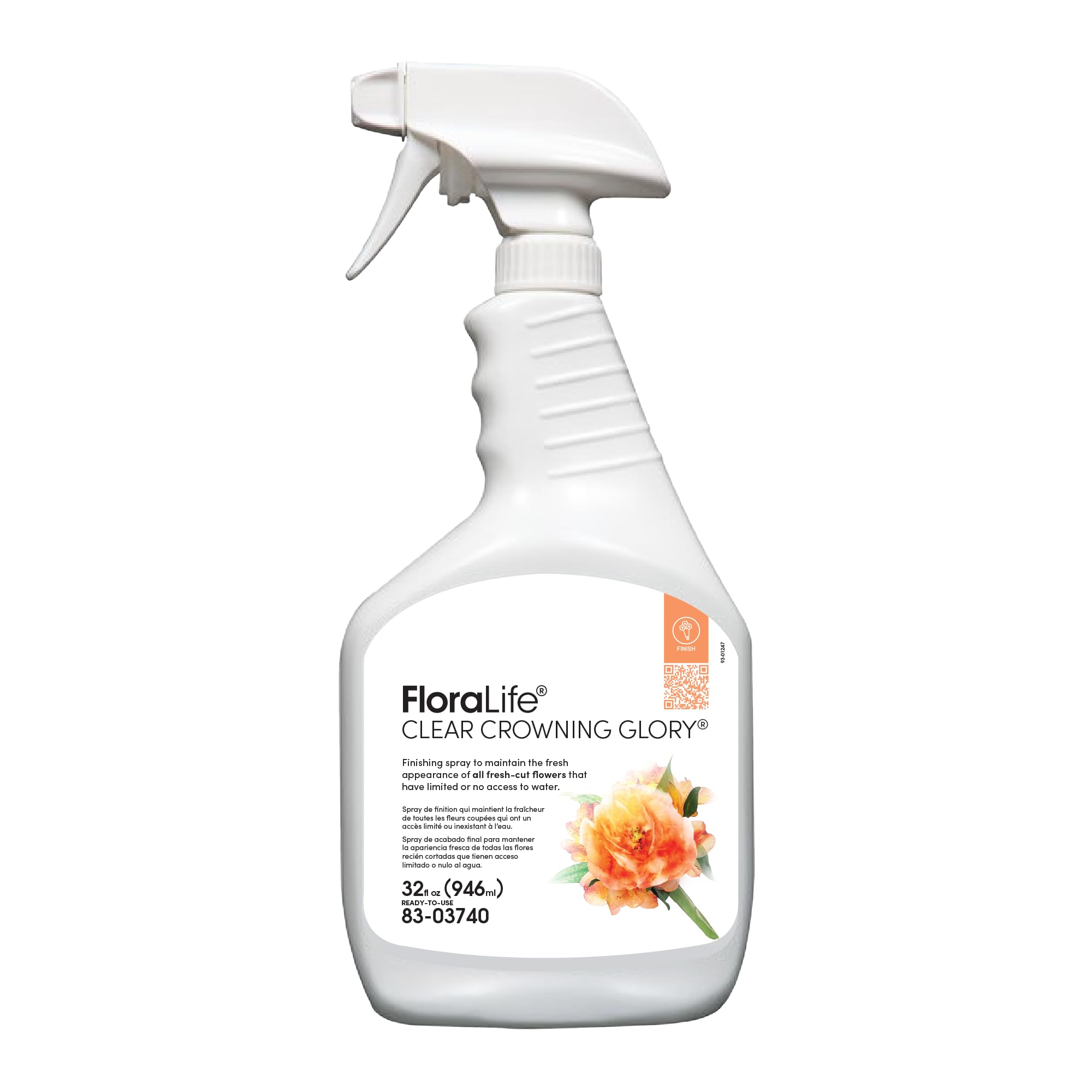 FloraLife envase frontal mostrando diseño y tamaño para uso profesional