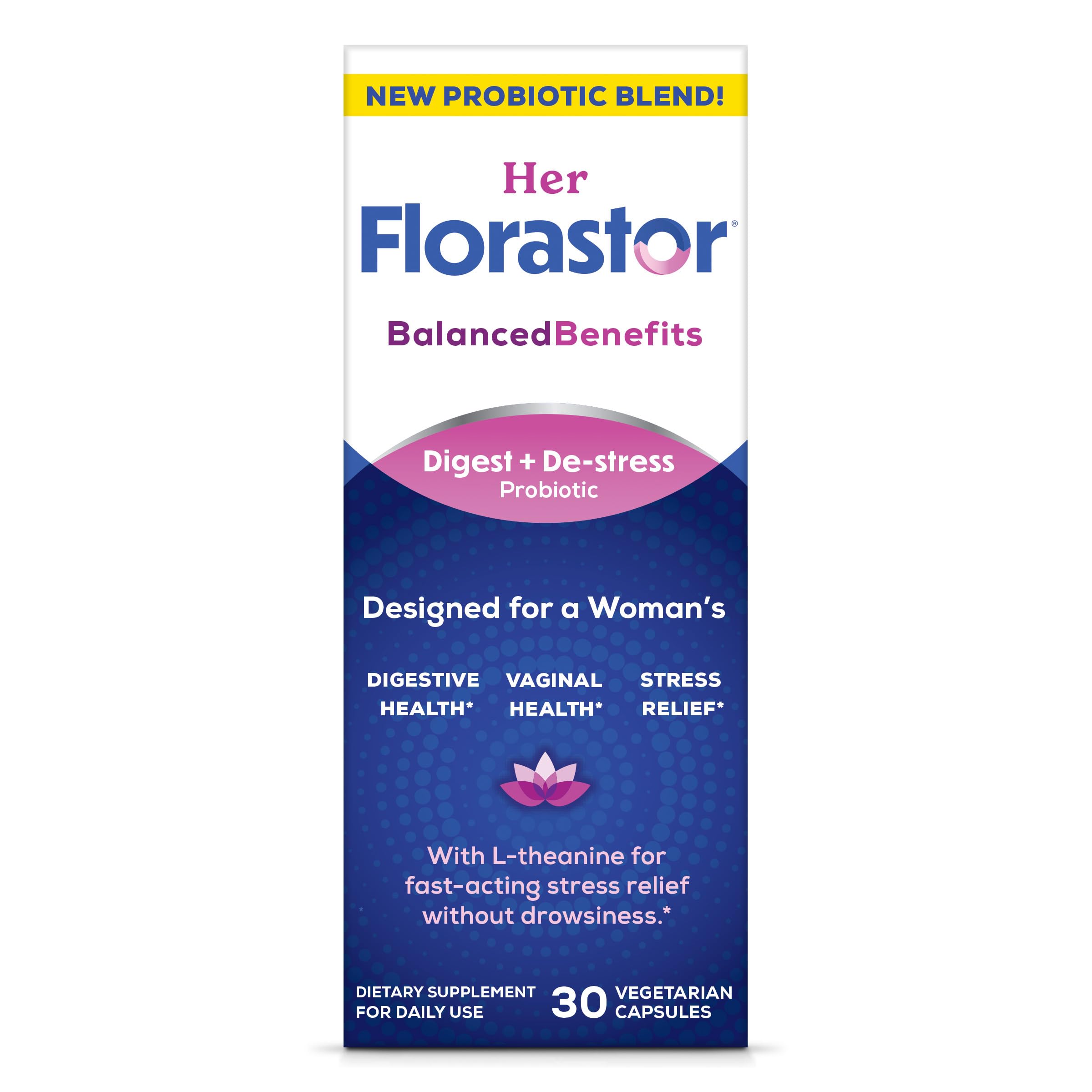 Florastor caja frontal mostrando nombre del producto y beneficio digestivo