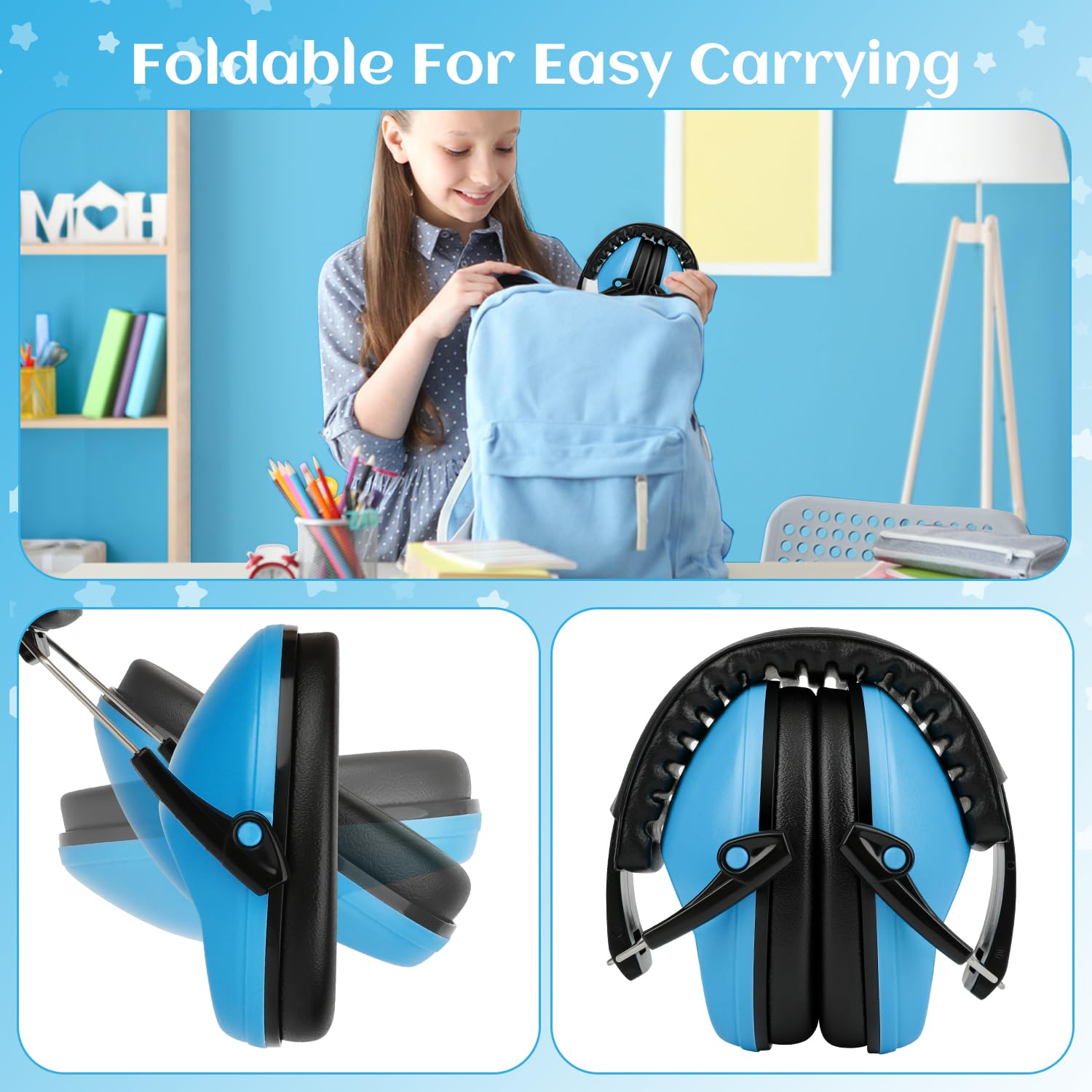 Floriogra plegado en mochila portátil para viajes y almacenamiento