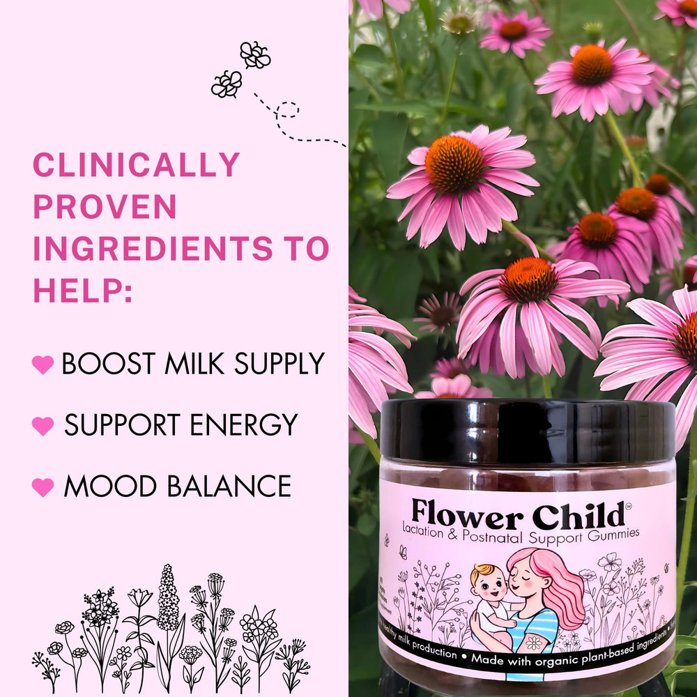 Close-up de textura de gomita Flower Child destacando aspecto masticable y sabor natural