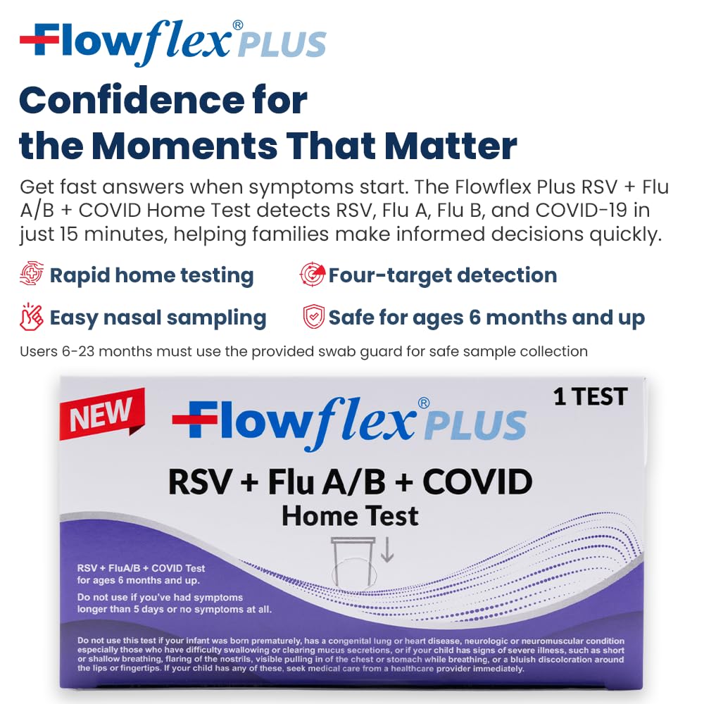 Flowflex Plus componentes internos organizados para uso sencillo