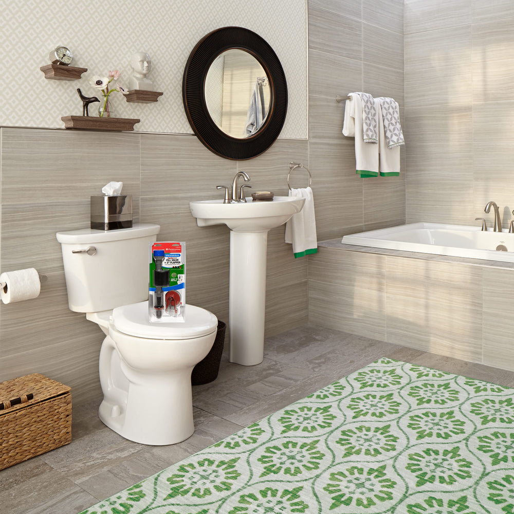 Fluidmaster materiales y cierres de plástico resistente listos para montar