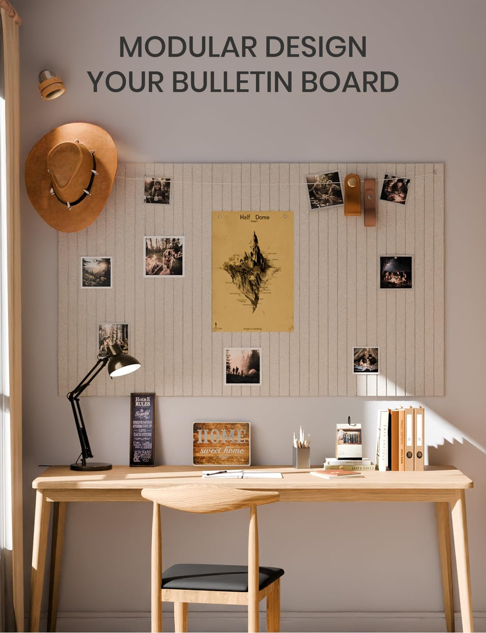 Fluxynara pizarra con notas y fotos, personaliza tu espacio creativamente