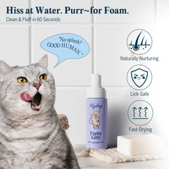 Flydog Pretty Kitty espuma en mano mostrando textura ligera y segura