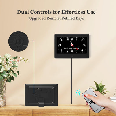 FLYRUIT on a bedside table for scale, shows readable size suitable for bedrooms