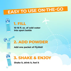FlyWell primer plano del polvo en tonalidad amarilla mostrando textura fina y mezcla