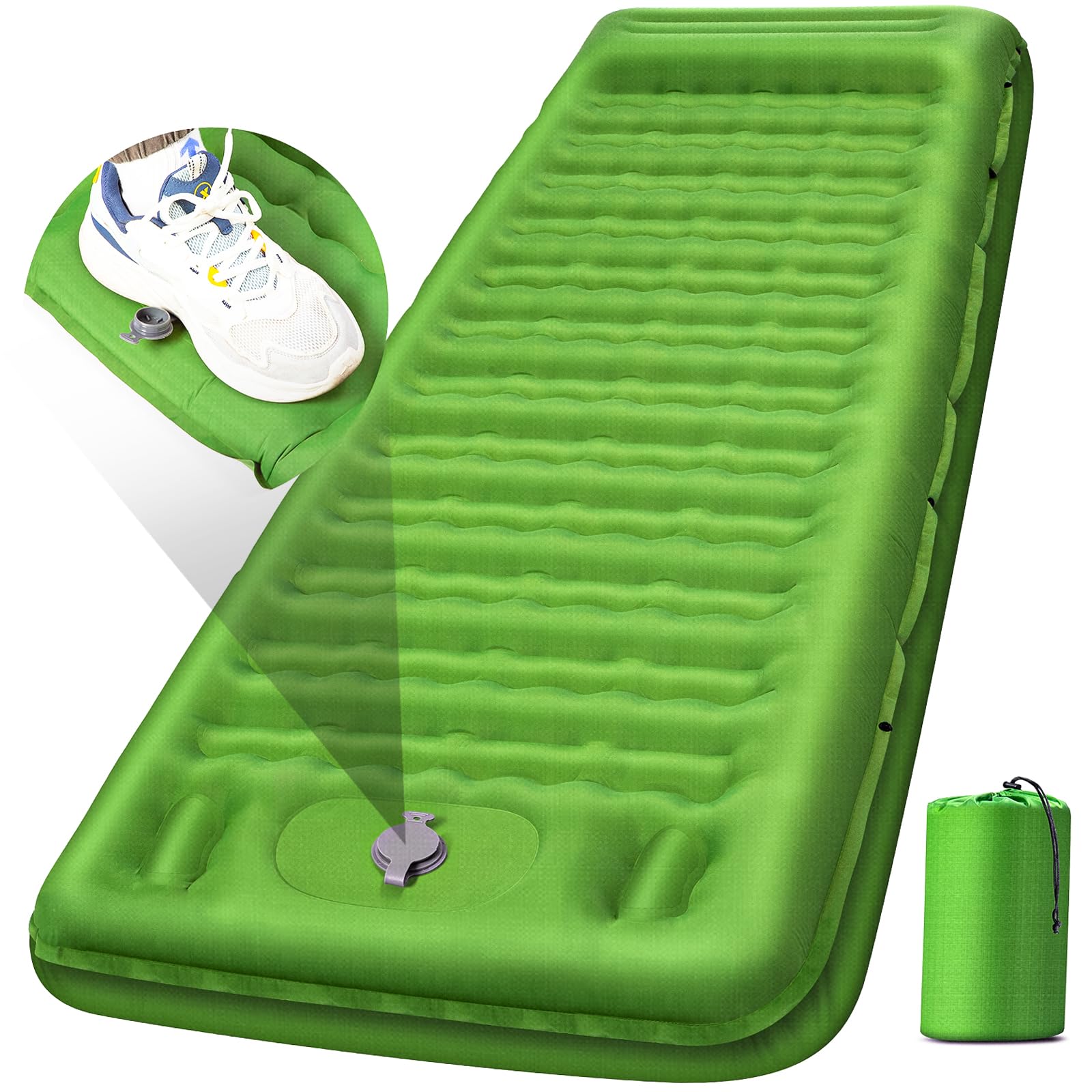 FNARMW front view of inflated pad showing full-size comfort