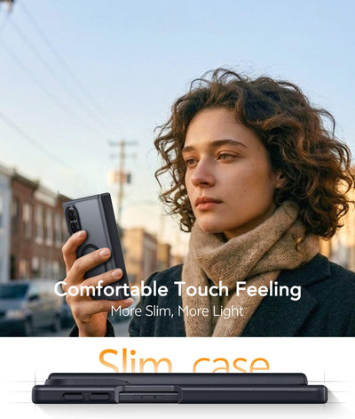 FNTCASE size scale with hand for everyday grip confidence