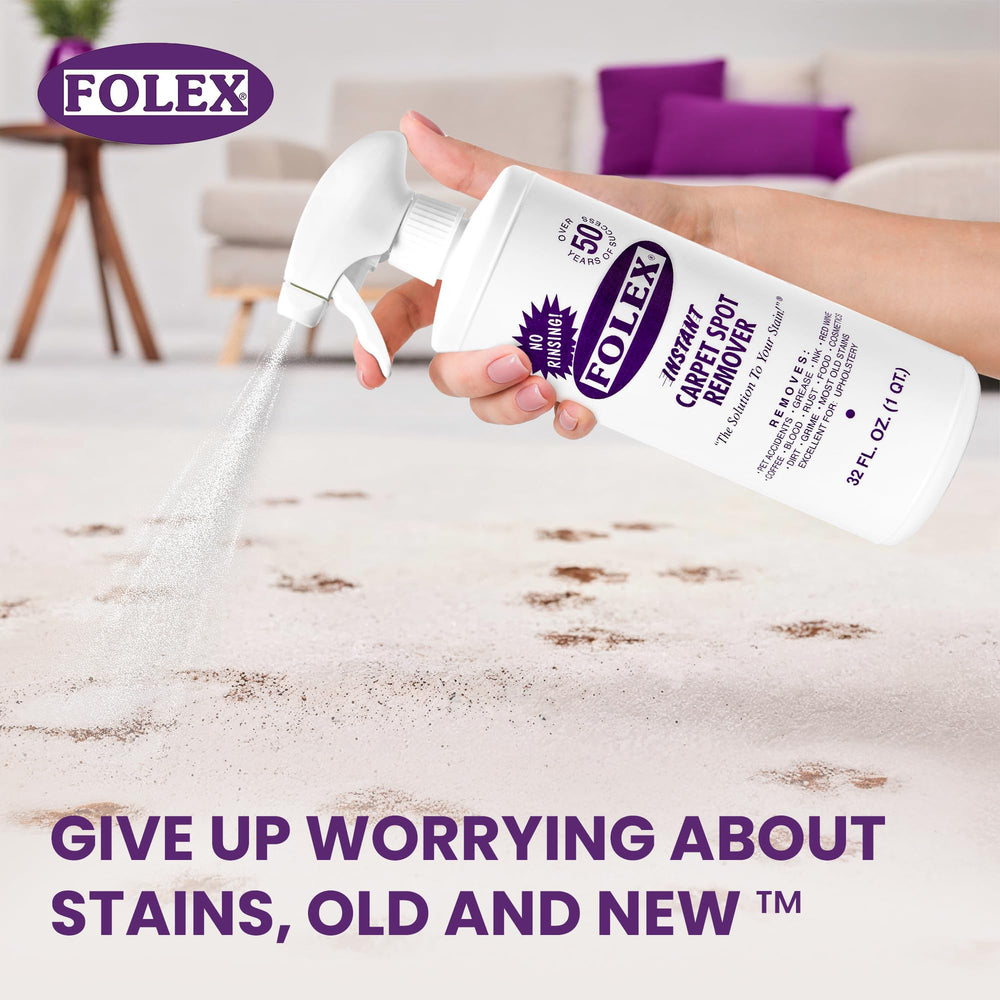 FOLEX botella 128 oz al lado de objetos para comparar tamaño