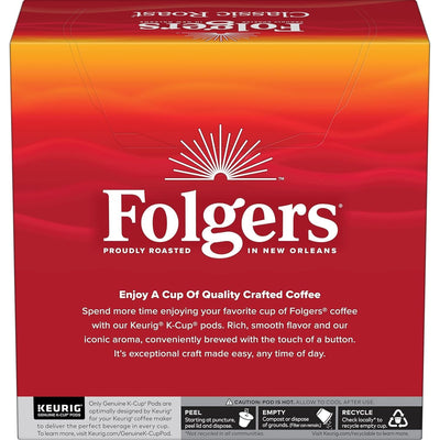 Inside view of grounds in Folgers pod, quality-packed for consistent extraction