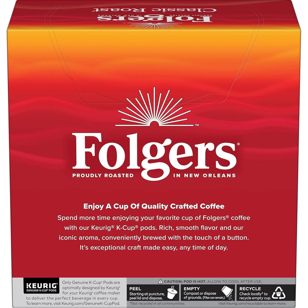 Inside view of grounds in Folgers pod, quality-packed for consistent extraction