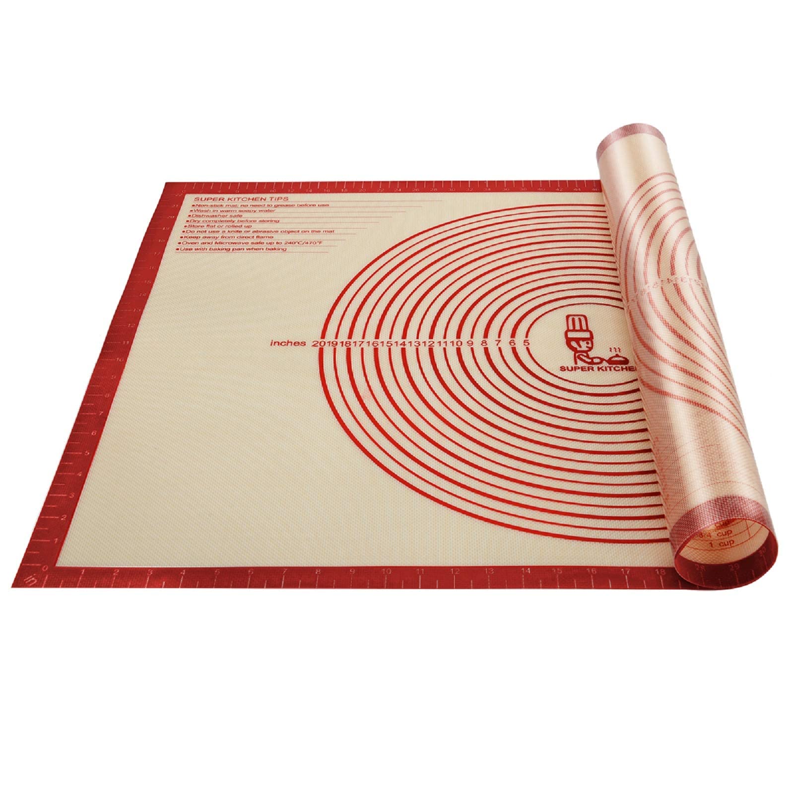 Folksy Super Kitchen front packaging showing extra large pastry mat benefit