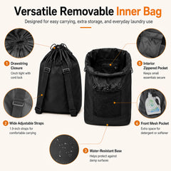 Foluck bolsa convertida en mochila lista para transportar ropa