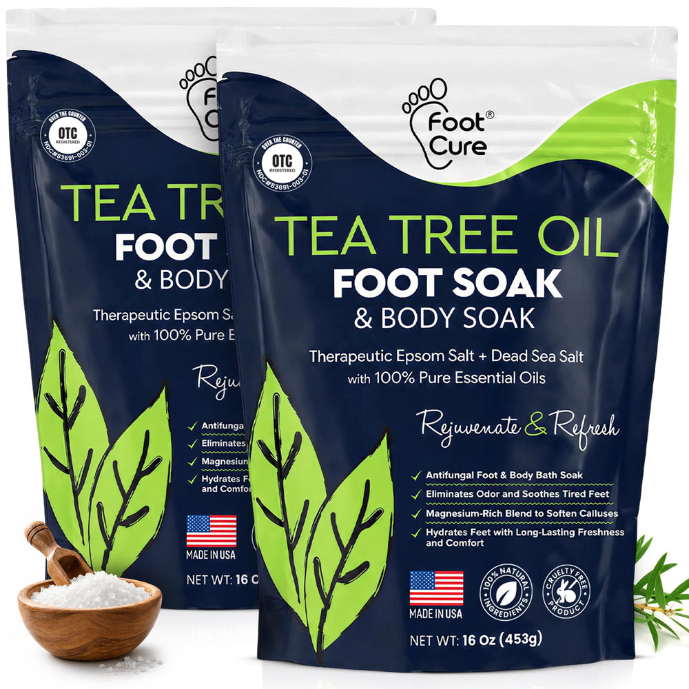 FOOT CURE frente del empaque mostrando producto y beneficios visibles