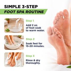 FOOT CURE persona remojando pies para aliviar cansancio y estrés