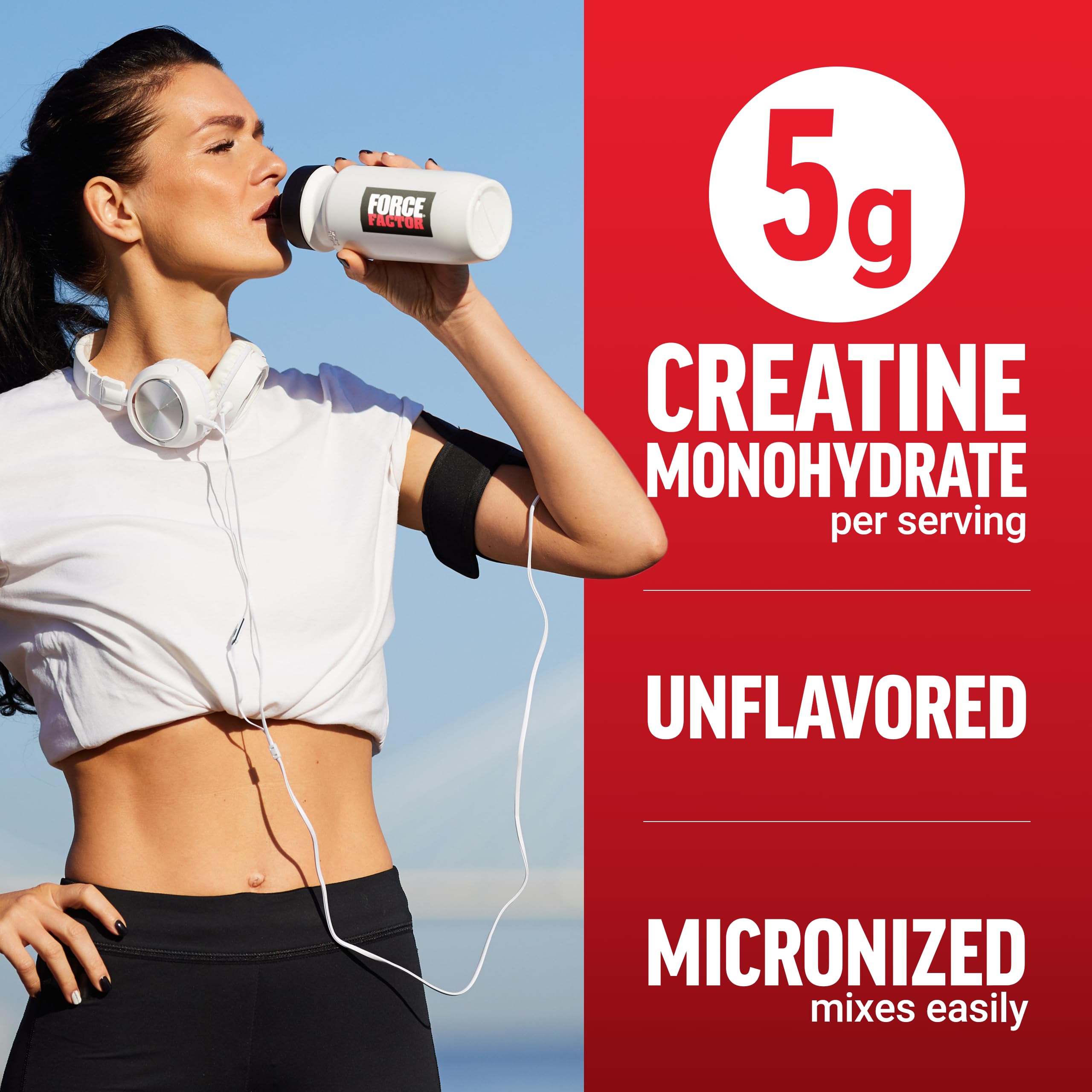 Force Factor etiqueta con información nutricional y calidad