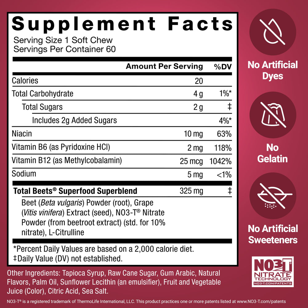 Force Factor individually wrapped chews emphasizing portion control and freshness
