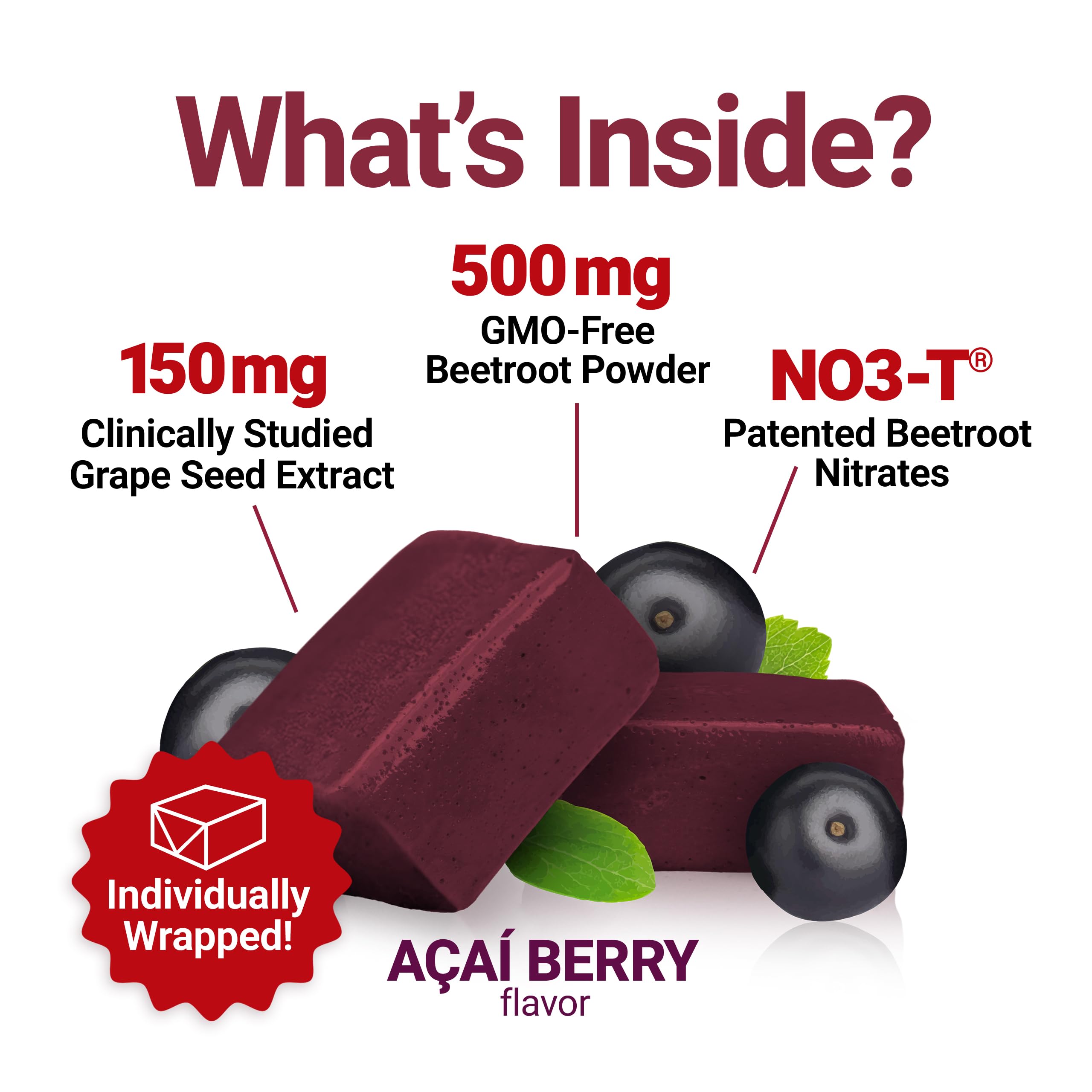 Force Factor Total Beets ingredientes clave: MegaNatural®-BP, remolacha y L-citrulina