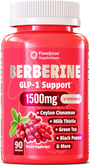 Forebear Supplements botella frontal del producto mostrando la marca y beneficios