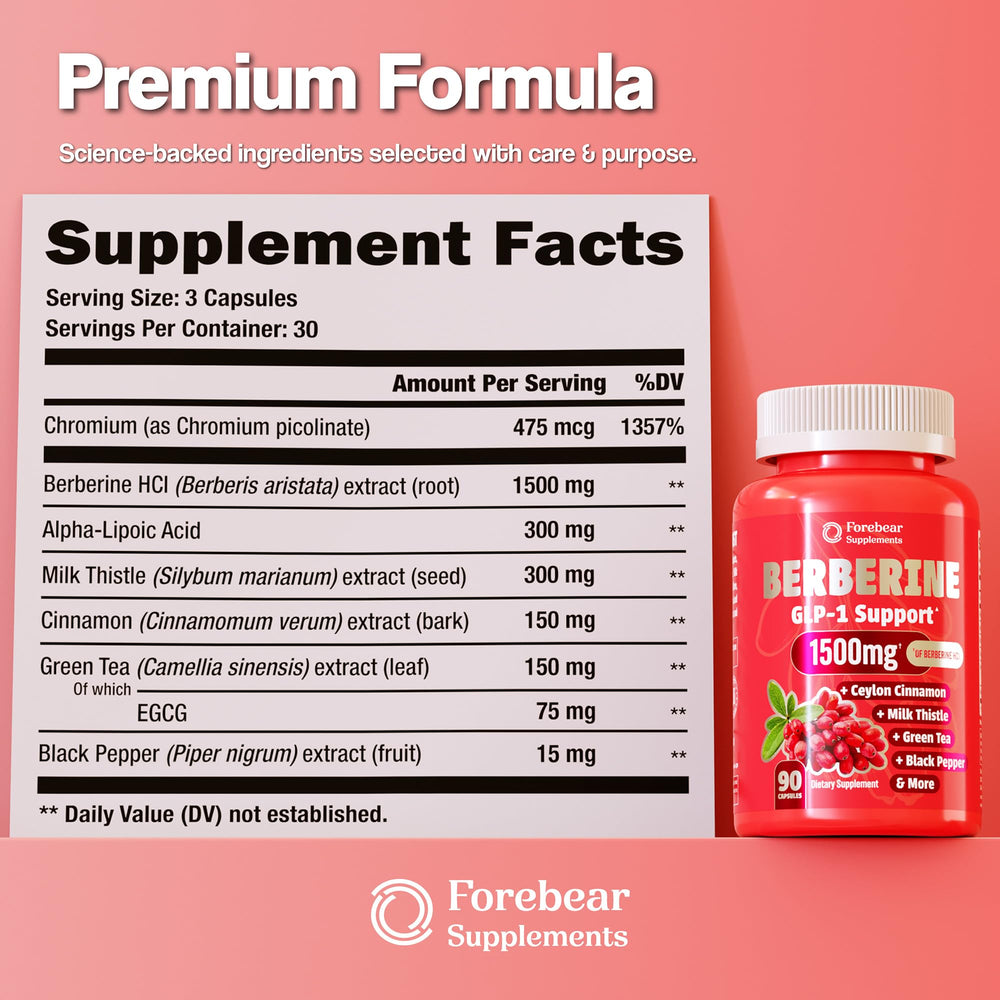 Forebear Supplements cápsula en mano demostrando la toma fácil y dosificación