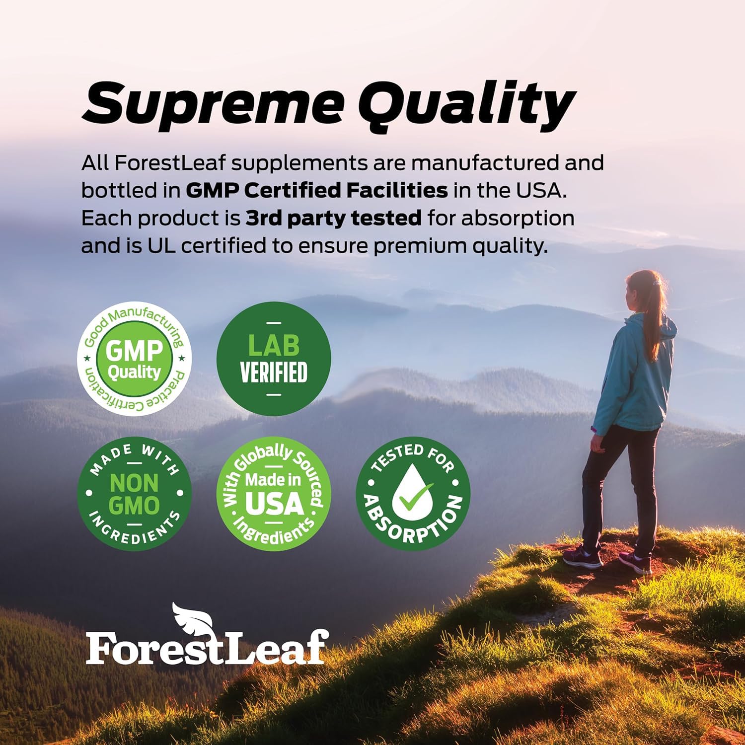 ForestLeaf comparación de tamaño de cápsula para referencia visual