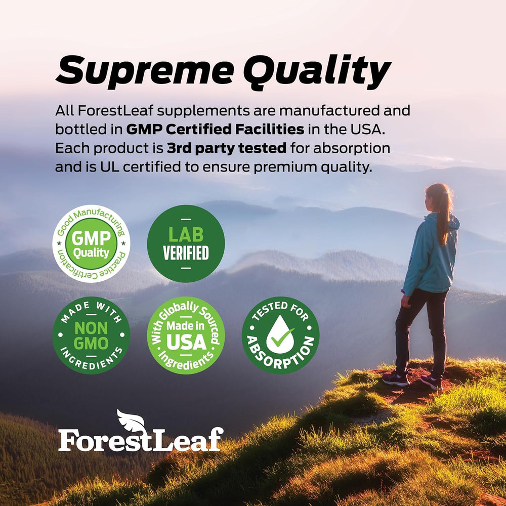 ForestLeaf comparación de tamaño de cápsula para referencia visual