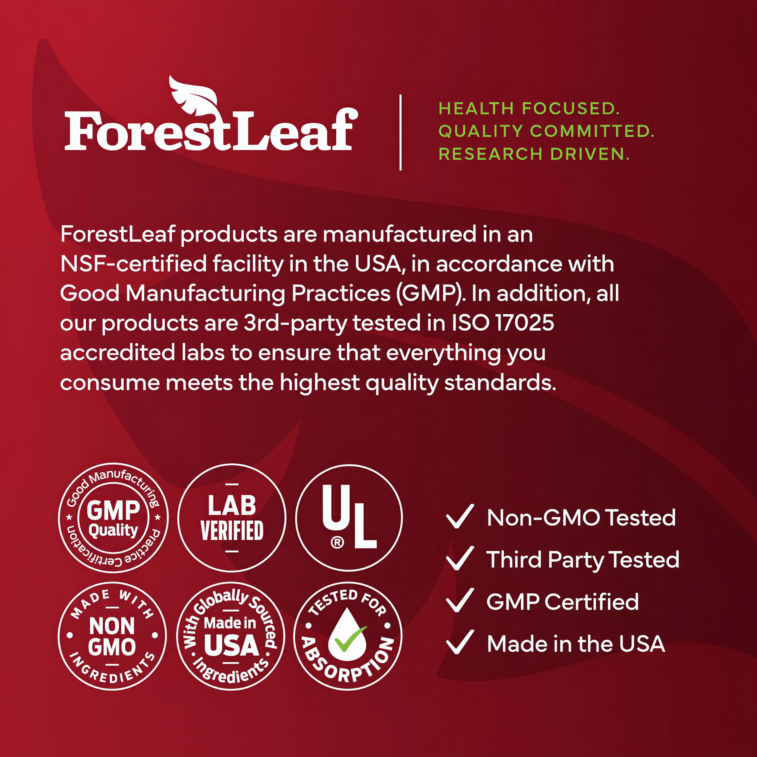 ForestLeaf frasco abierto con cápsulas dentro, control de dosis práctico