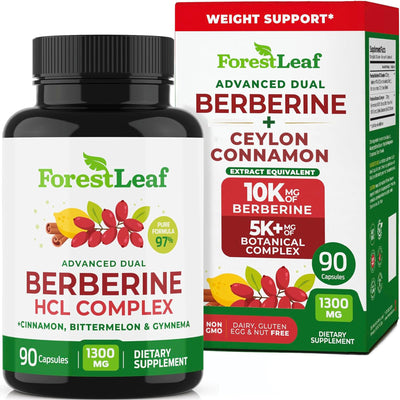 ForestLeaf front packaging showing product name and potency benefits