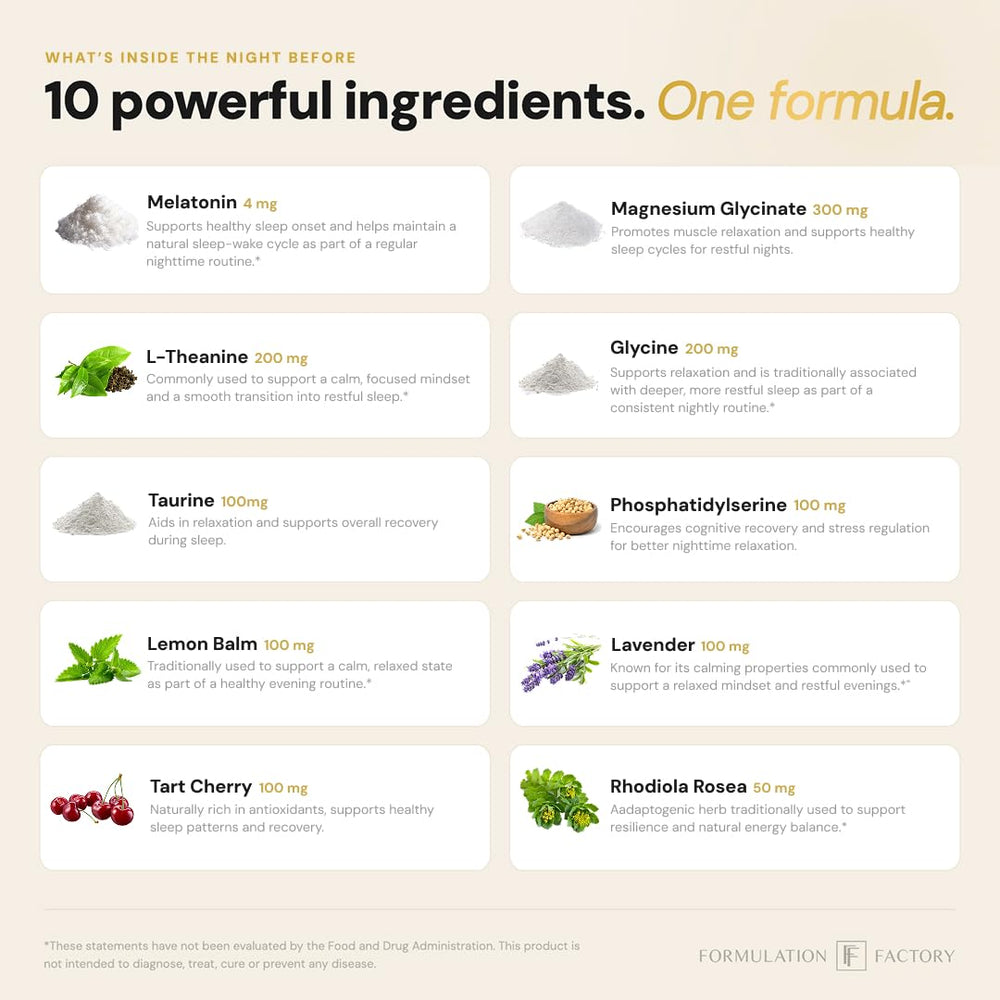 Formulation Factory detalle de etiqueta con dosis completas y transparencia