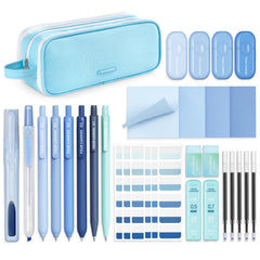 Four Candies estuche azul frontal mostrando organización y estilo