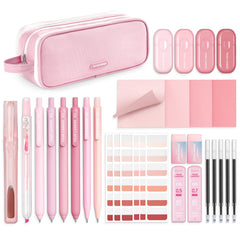 Four Candies estuche frontal rosa, organización práctica y estética