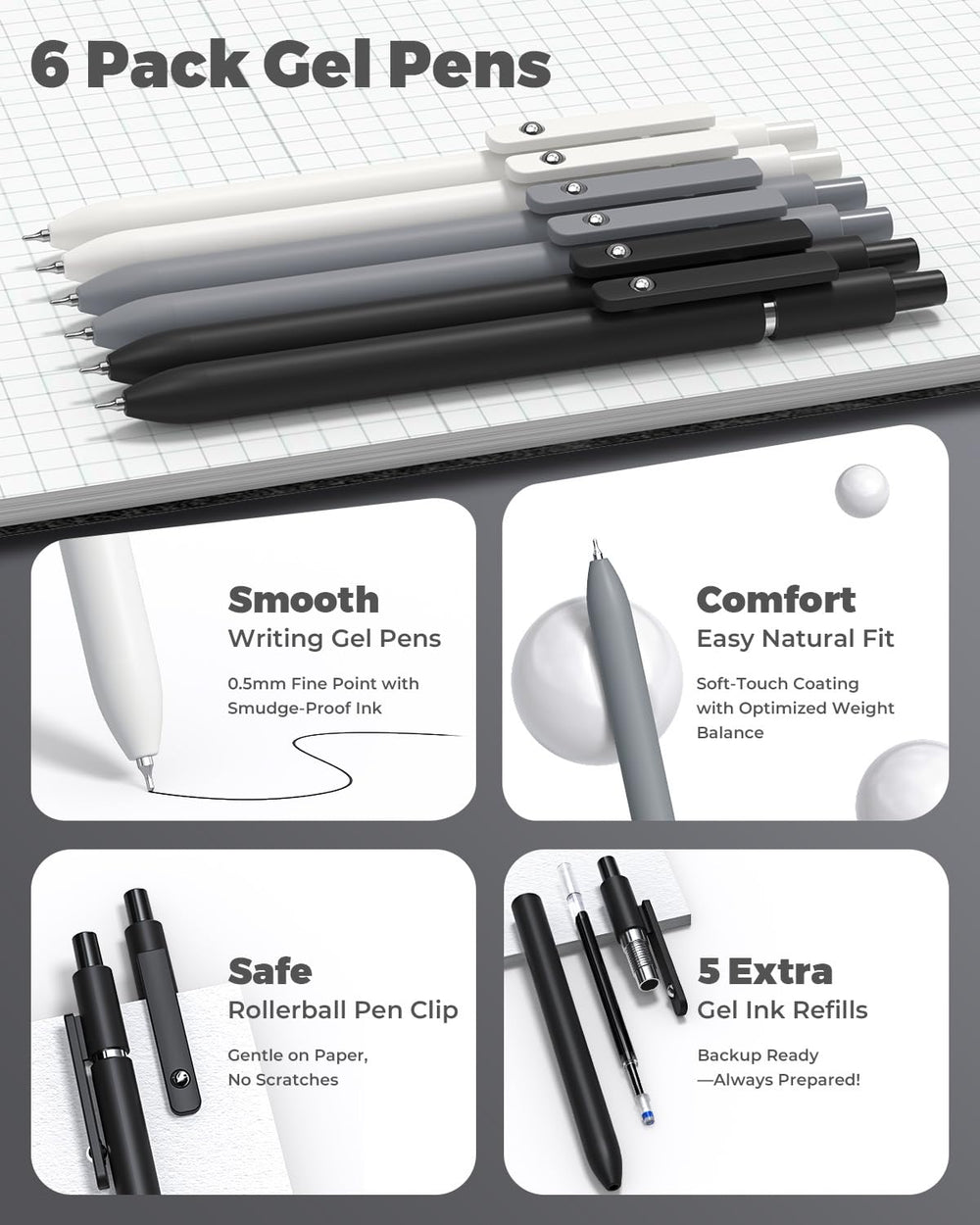 Four Candies mechanical pencils and lead tubes showing versatile drafting options