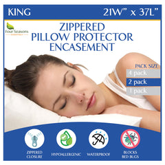 Four Seasons Essentials funda frontal pack de 2 muestra protección y tacto suave