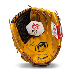 Franklin Sports primer plano textura cuero sintético que aporta durabilidad y ligereza