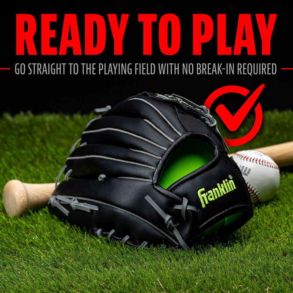 Franklin Sports lineup of sizes showing scale and position options