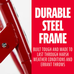 Franklin Sports all-weather netting texture highlighting tear-resistant weave