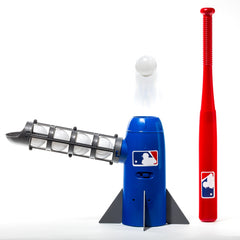 Franklin Sports vista frontal del Pop Rocket mostrando su forma de cohete y facilidad de uso