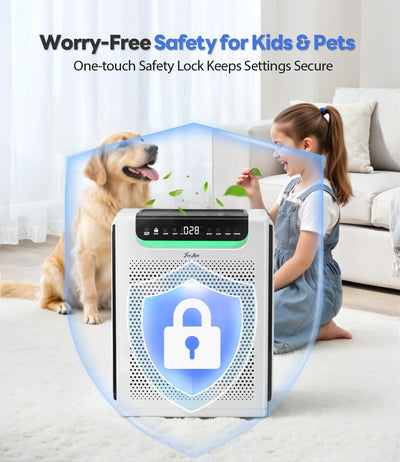 FreAire HAP607 in bedroom on sleep mode offering ultra-quiet comfort