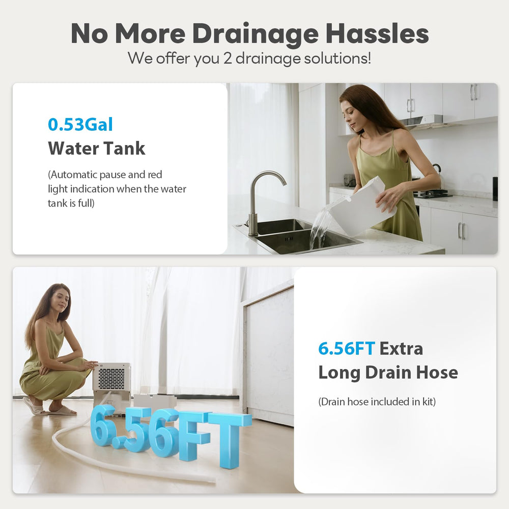 FreAire placed in basement reducing dampness and protecting belongings