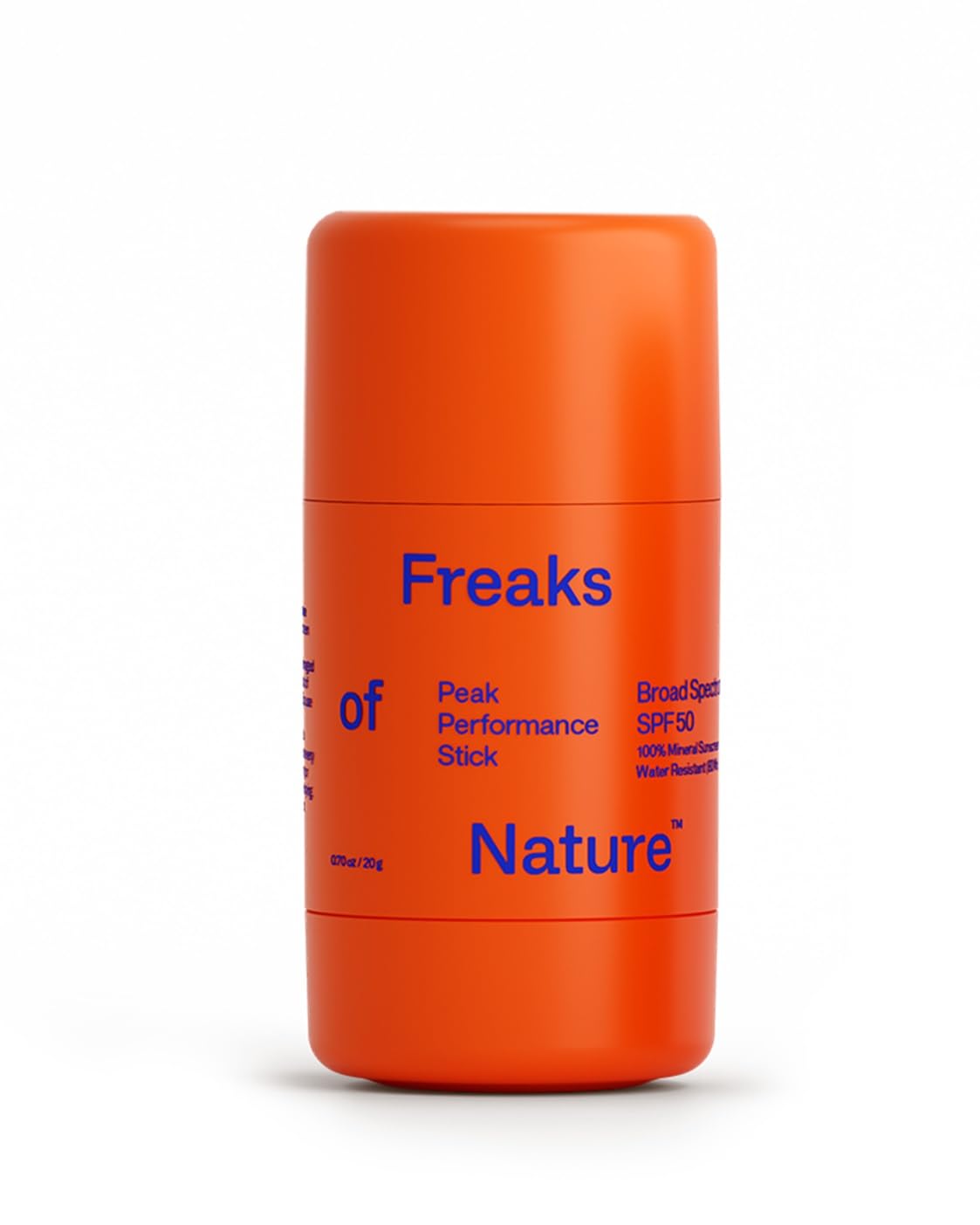 Freaks of Nature envase reciclado señalando sostenibilidad y sin microplásticos