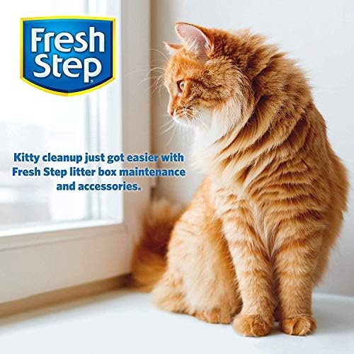 Fresh Step etiqueta con información del producto y modo de uso para tranquilidad del dueño