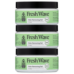 Fresh Wave envase frontal mostrando gel y marca, neutraliza olores rápidamente