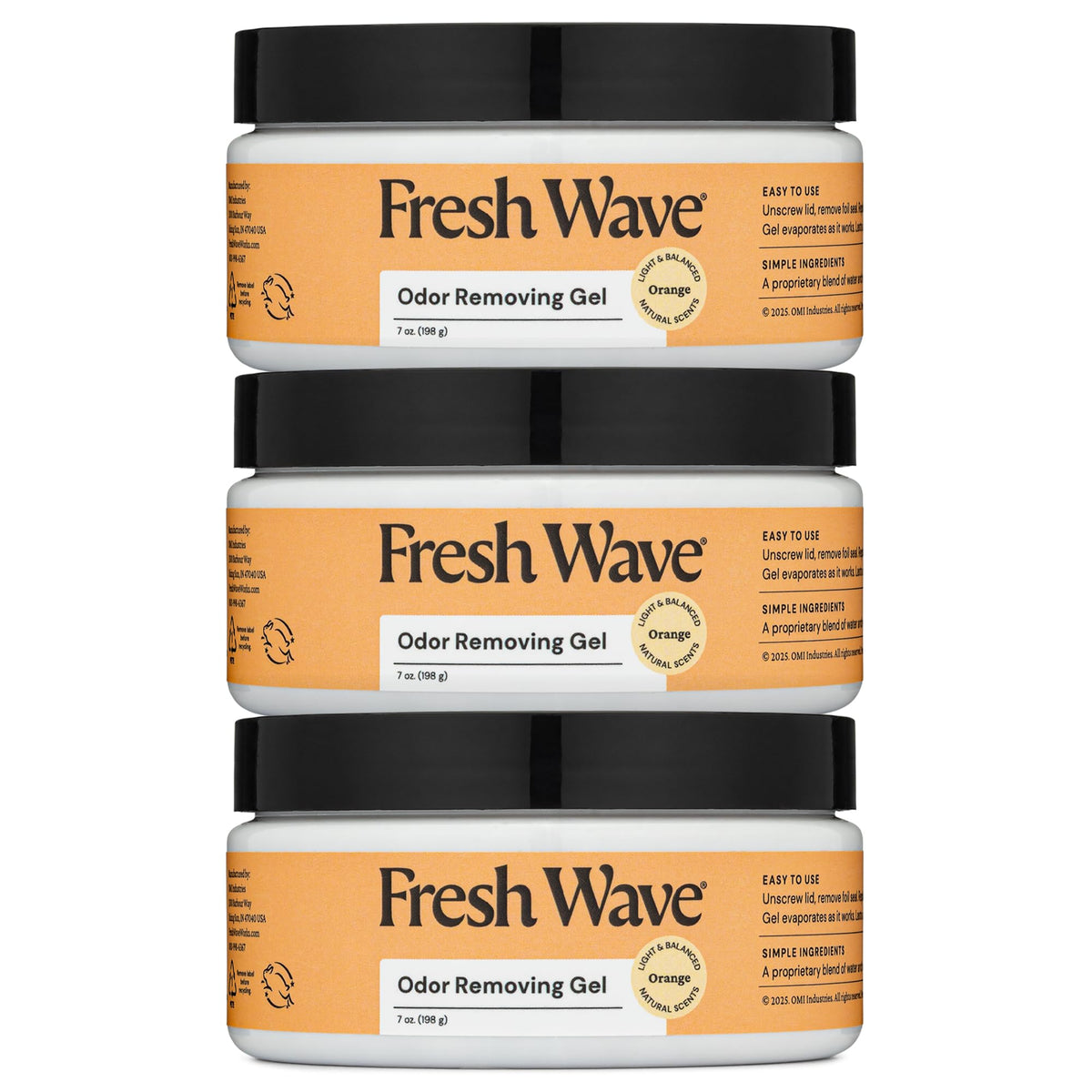 Fresh Wave envase frontal mostrando la etiqueta y beneficio de neutralizar olores