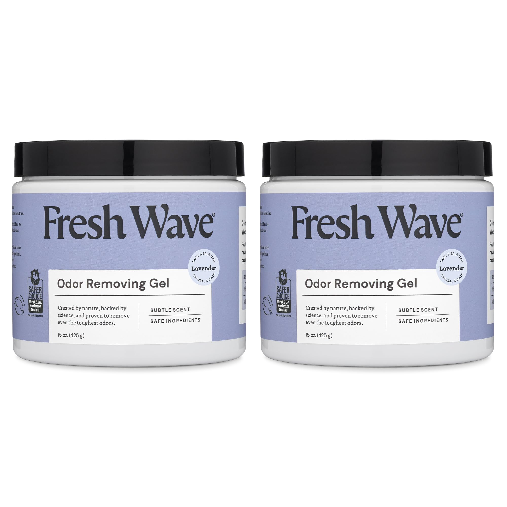 Fresh Wave frontal del envase mostrando el pack doble y beneficio neutraliza olores