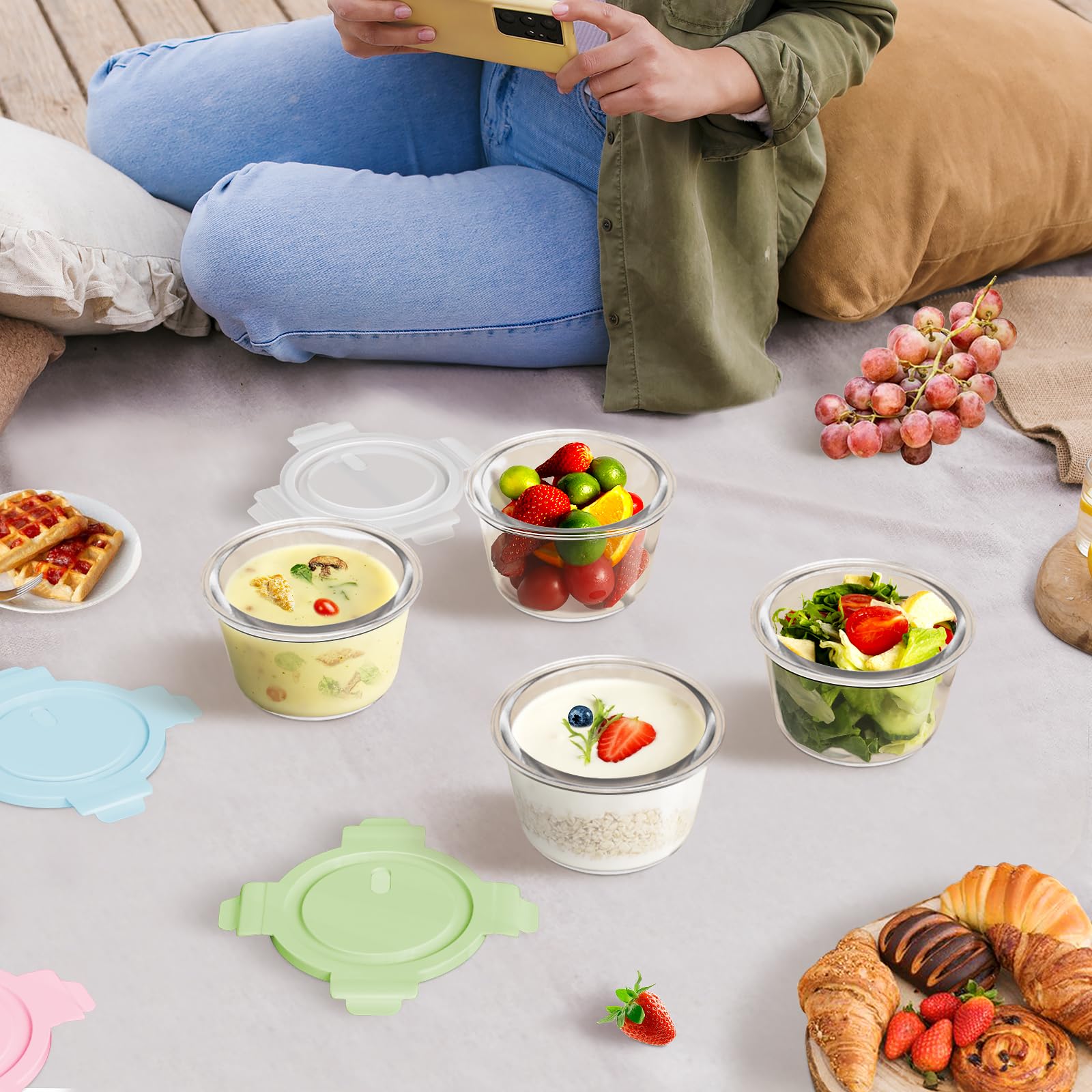 Freshmage etiqueta mostrando materiales libres de BPA y durables