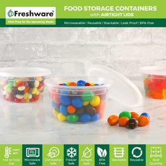 Freshware detalle de tapa hermética que evita derrames al transportar