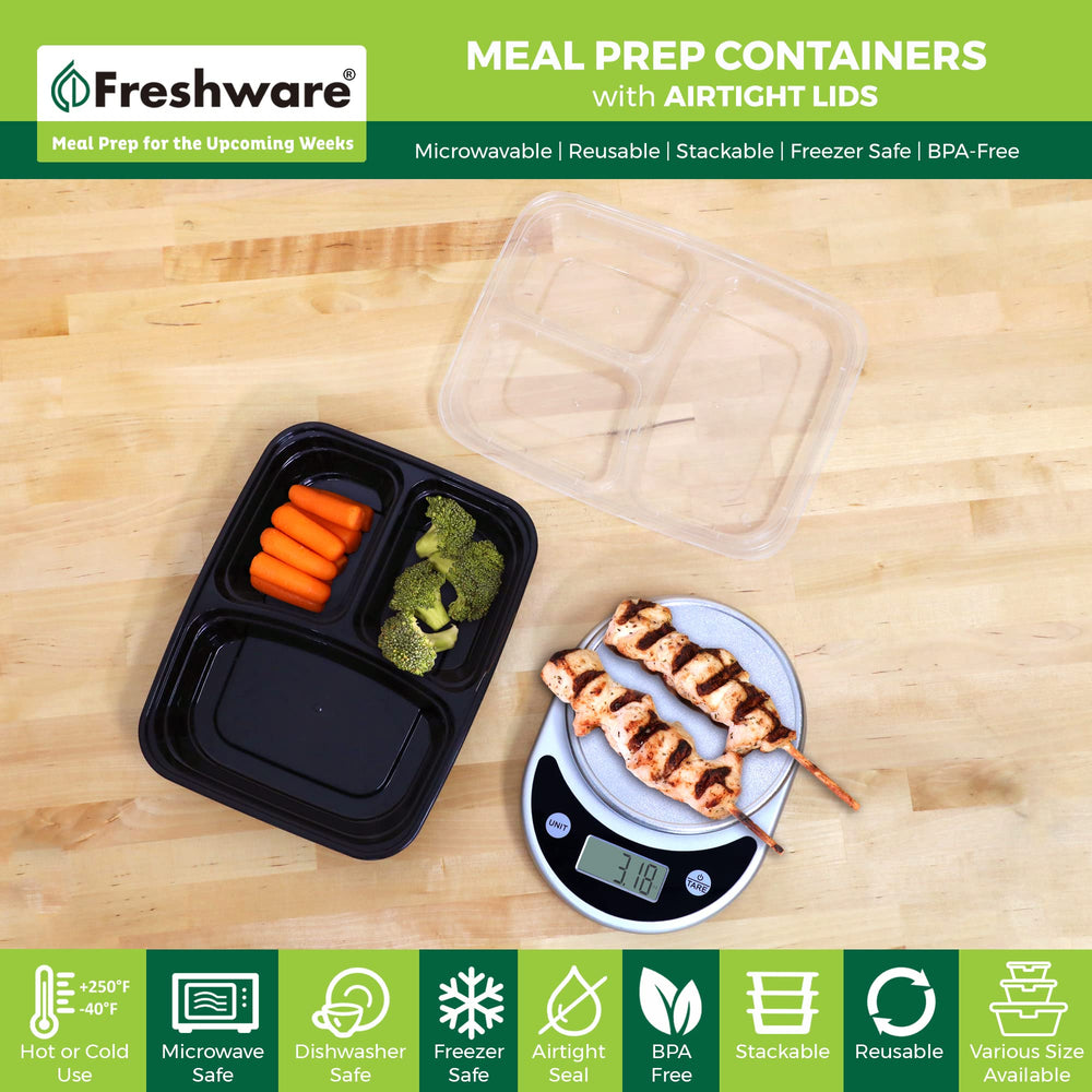 Freshware detalle de la tapa hermética, evita fugas y mantiene frescura